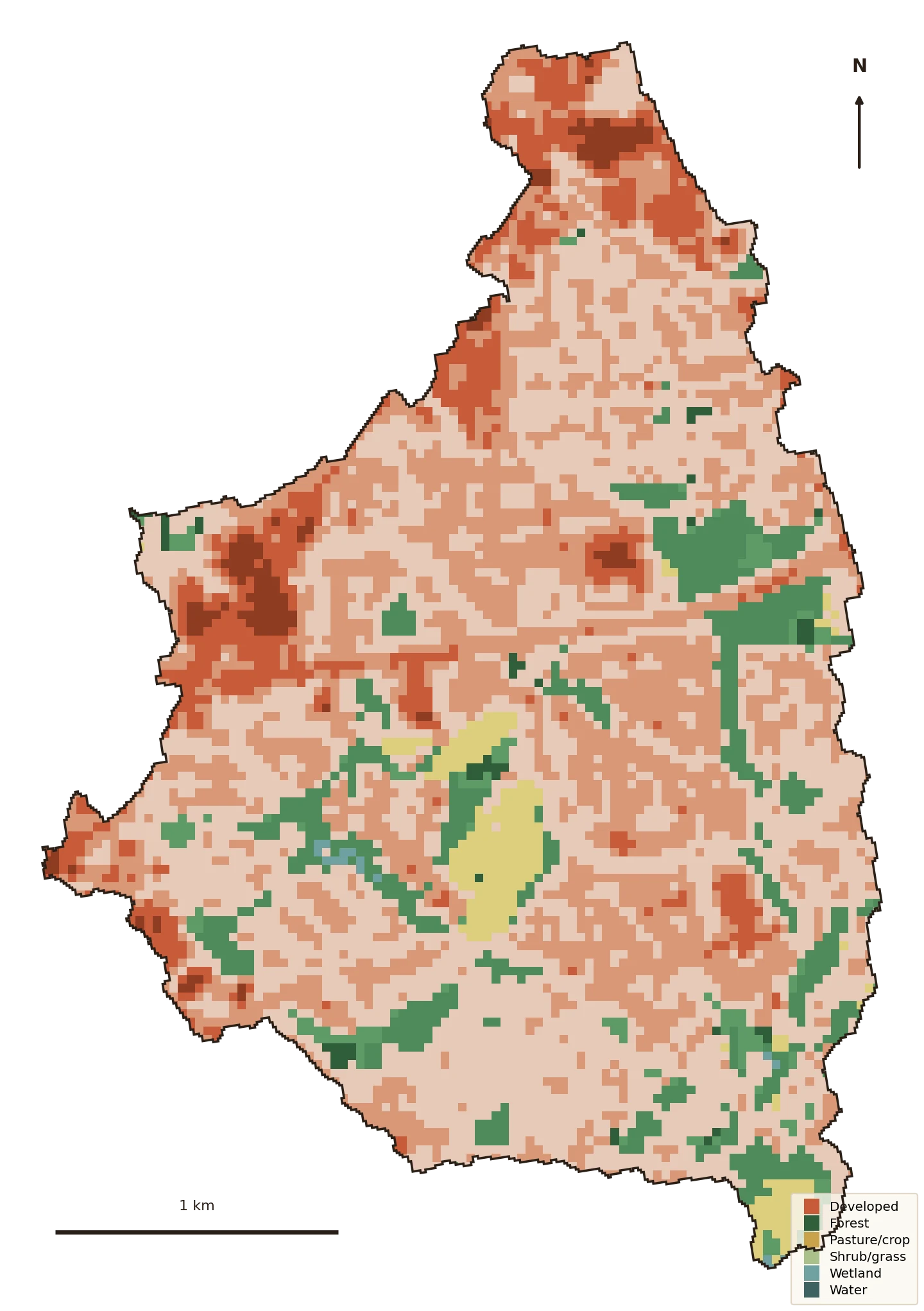 Land cover map