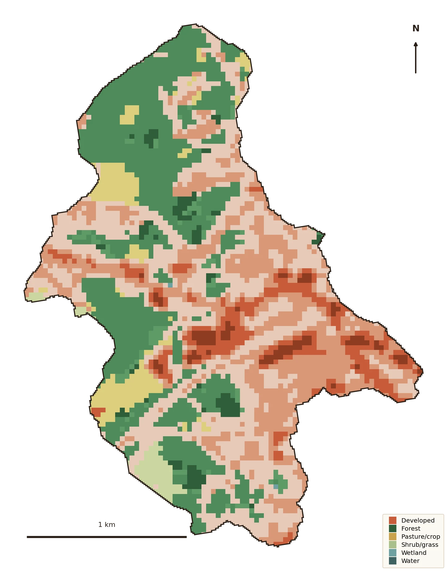 Land cover map