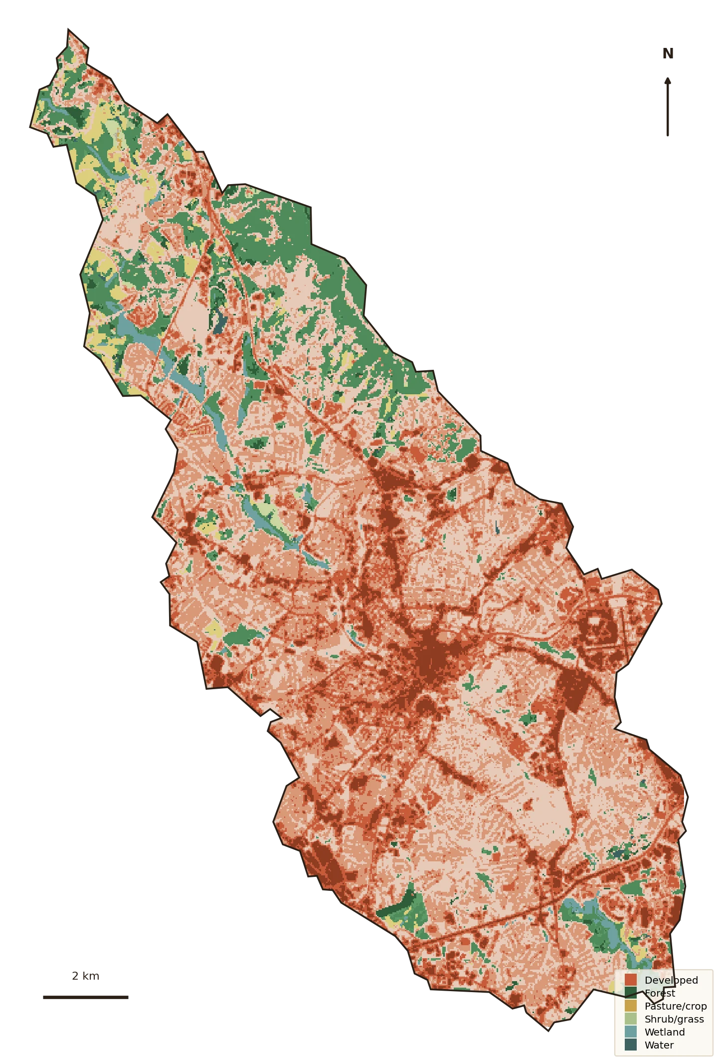 Land cover map